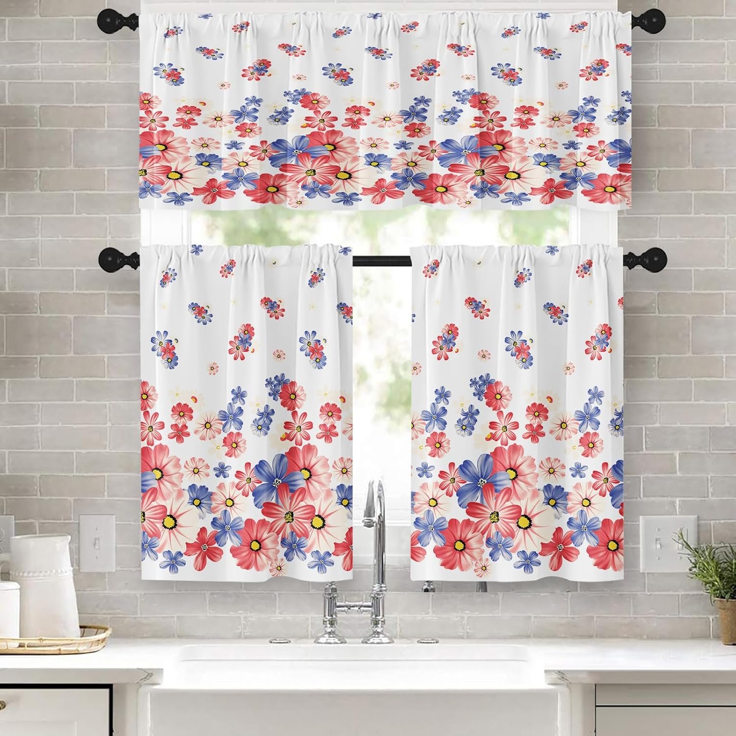 10 Alasan Mengapa Floral Kitchen Curtain Wajib Anda Miliki 1