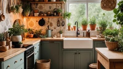 Boho Kitchen Decor: 10 Ide untuk Membuat Ruang Makan yang Unik dan Eksklusif 15 Boho Kitchen Decor: 10 Ide untuk Membuat Ruang Makan yang Unik dan Eksklusif
