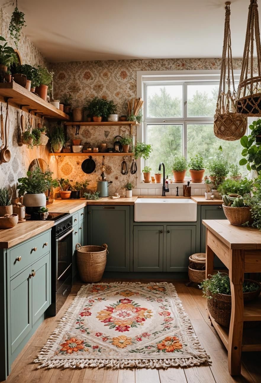 Boho Kitchen Decor: 10 Ide untuk Membuat Ruang Makan yang Unik dan Eksklusif 1
