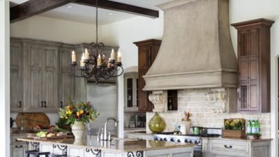 French Country Kitchen: Desain dan Fungsi yang Elegan
