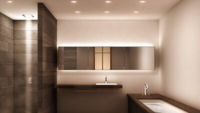 Membuat Bathroom yang Nyaman dengan Desain Lighting yang Tepat 19 Membuat Bathroom yang Nyaman dengan Desain Lighting yang Tepat
