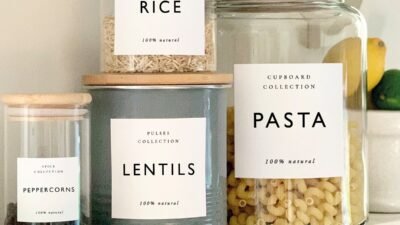Membuat Kitchen Storage Jars Aesthetic yang Mengagumkan