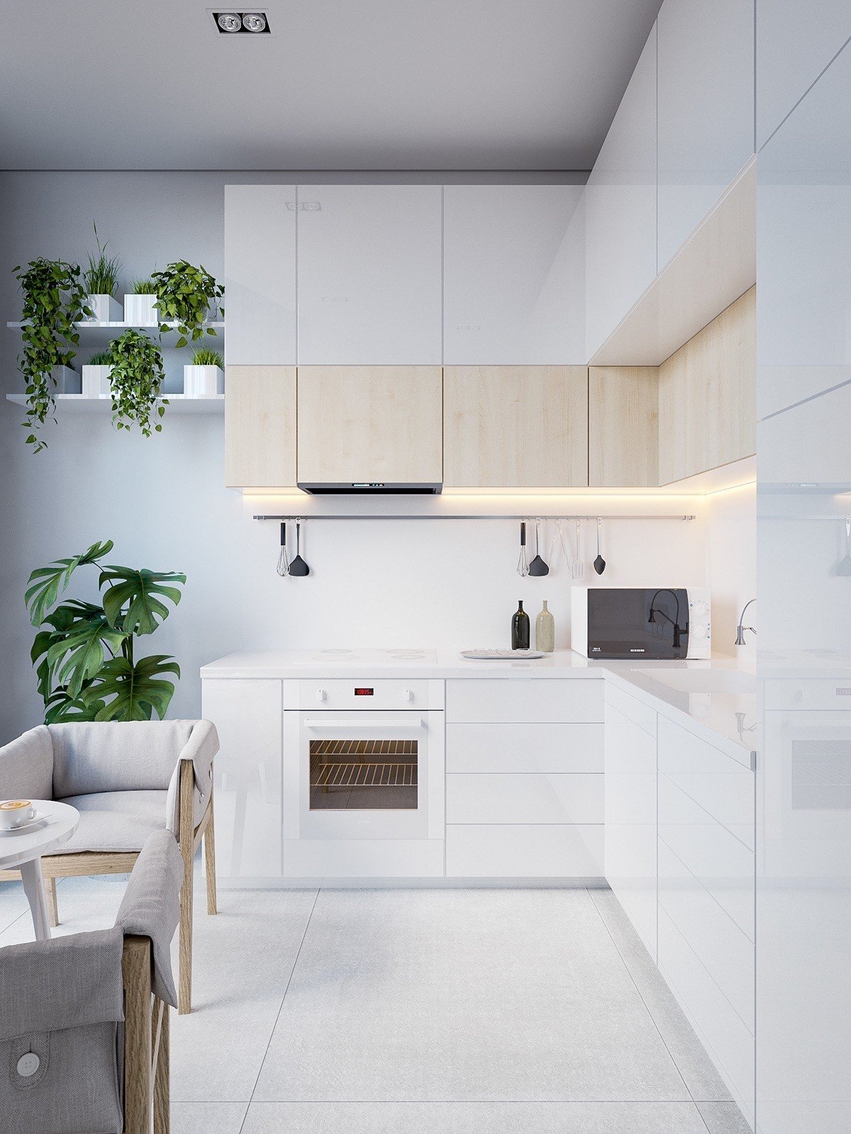 Minimalist Kitchen Design: Membuat Ruang Makan yang Nyaman dan Efisien 1