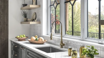 Modern Kitchen Sink Area: Desain dan Fungsi yang Efektif 15 Modern Kitchen Sink Area: Desain dan Fungsi yang Efektif